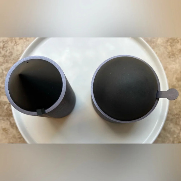 David Tisdale Vintage Elika Sugar Pot and Creamer set with lids and spoon - Picture 2 of 14